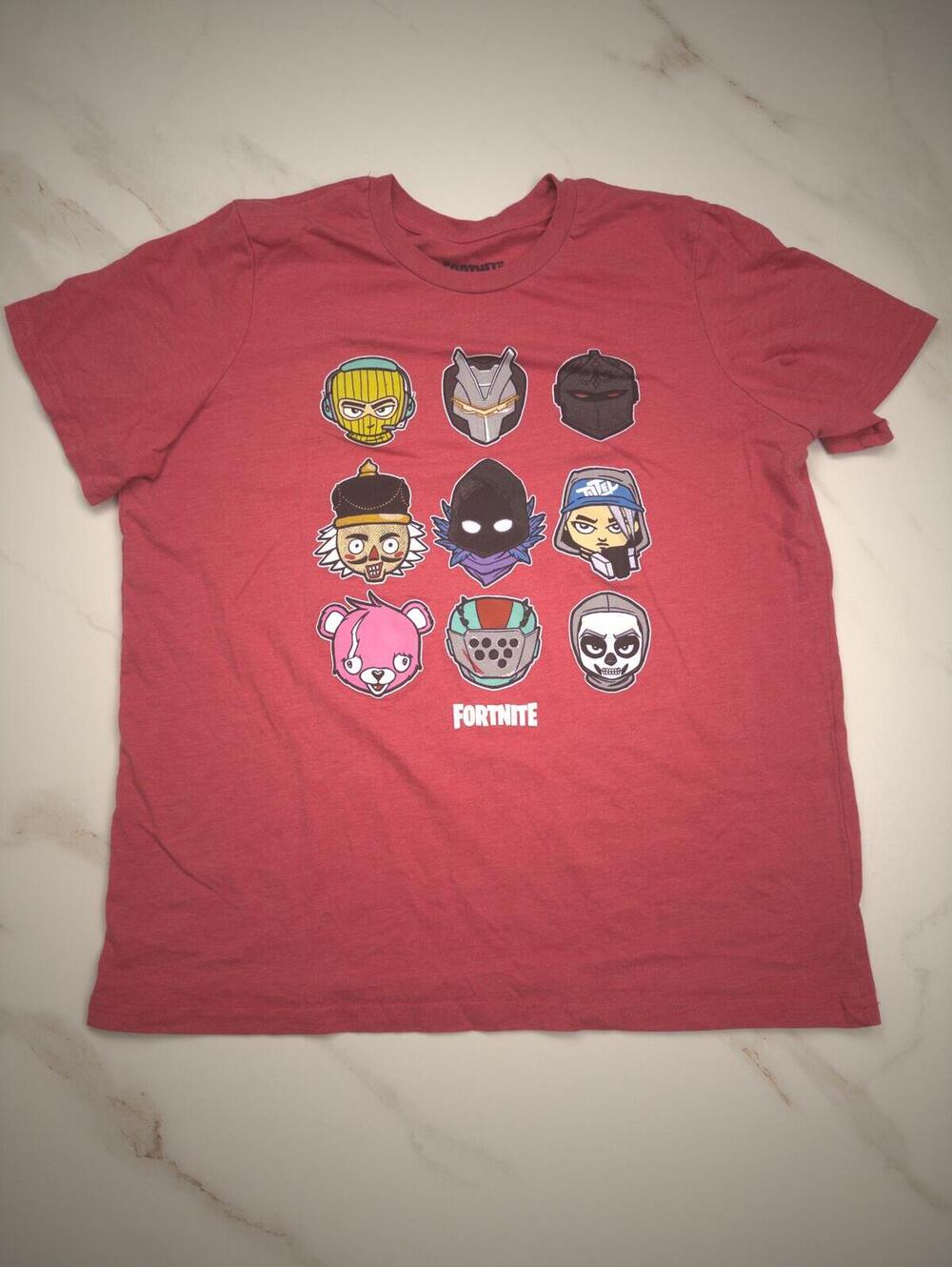 Fortnite Logo Graphic Shirt Red - Boys 18/20 Husky